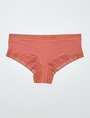 Set di 3 culotte in microfibra stampata