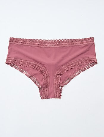 Set di 3 culotte in microfibra stampata