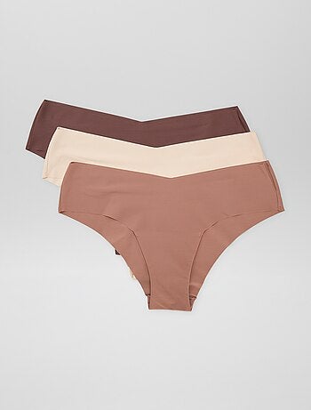 Set di 3 culotte invisibili