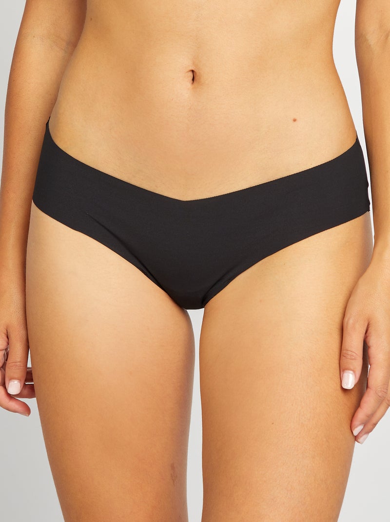 Set di 3 culotte invisibili NERO - Kiabi