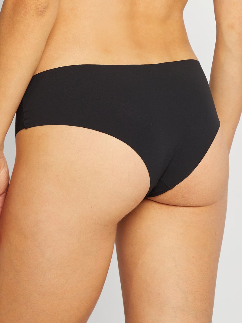 Set di 3 culotte invisibili NERO - Kiabi