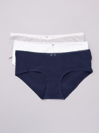 Set di 3 culotte premaman