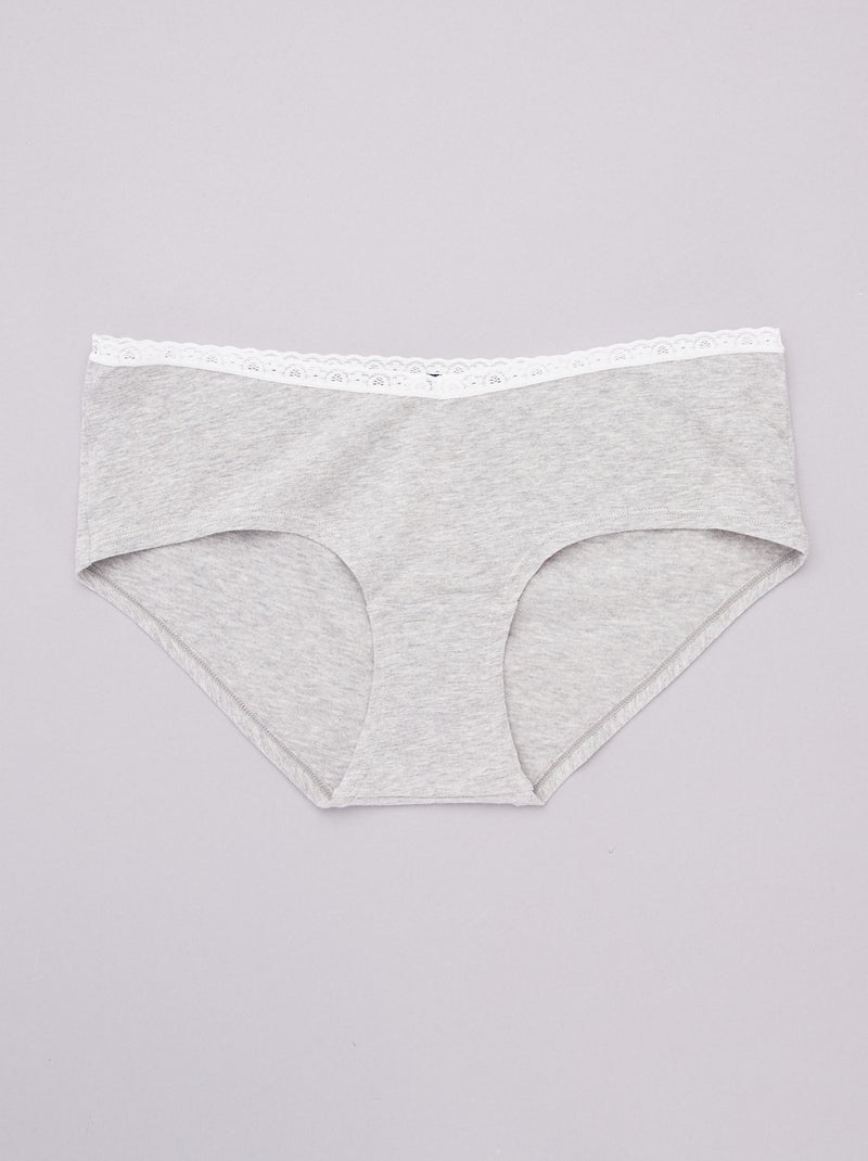 Set di 3 culotte premaman bianco - Kiabi