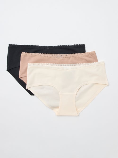 Set di 3 culotte premaman - Kiabi