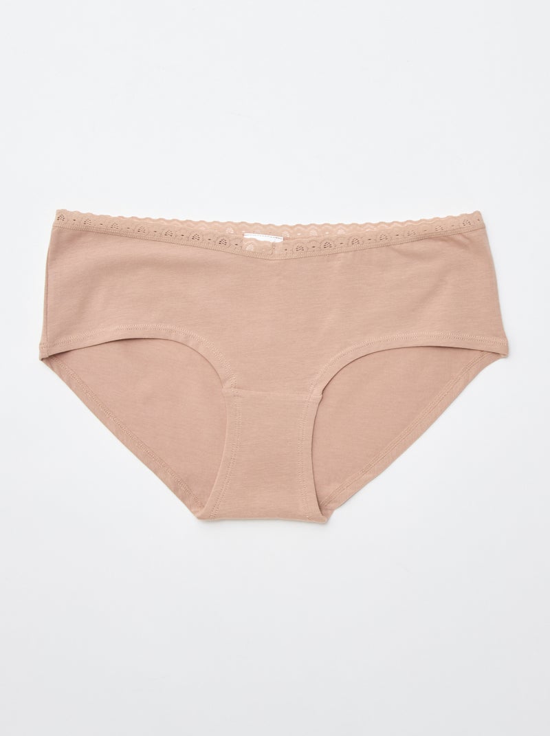 Set di 3 culotte premaman Marrone - Kiabi