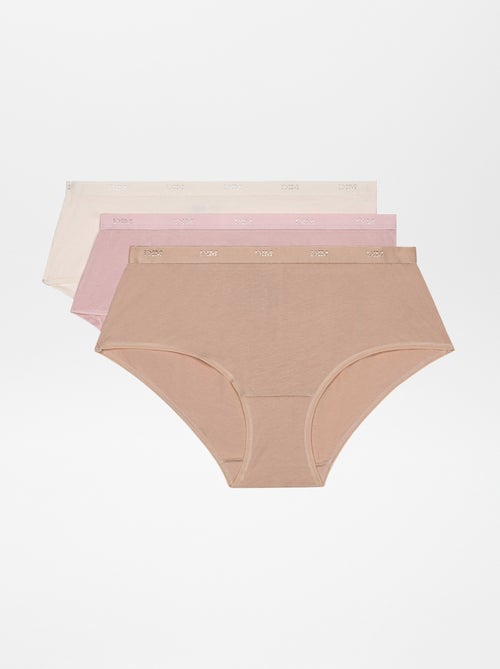 Set di 3 culotte tinta unita 'DIM' - Kiabi