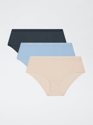 Set di 3 culotte tinta unita 'DIM'