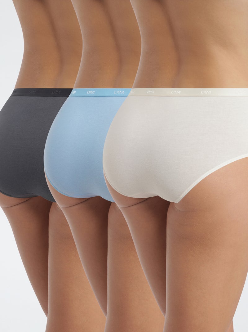 Set di 3 culotte tinta unita 'DIM' Beige - Kiabi