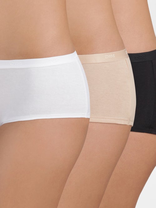 Set di 3 culotte tinta unita 'DIM' - Kiabi