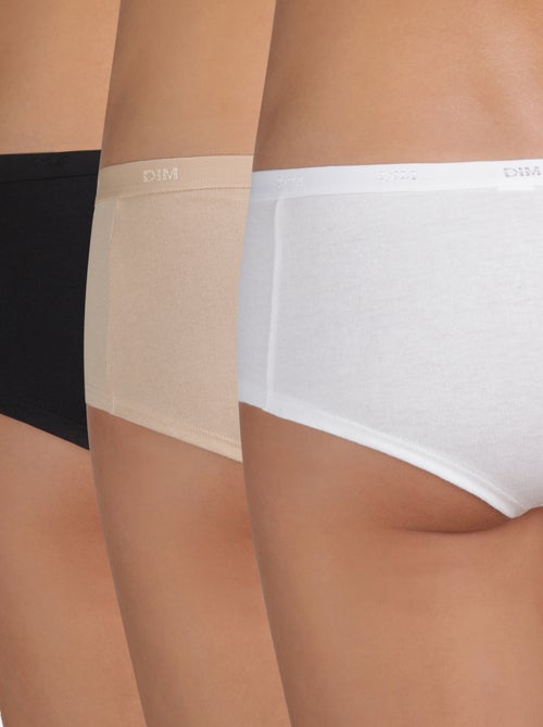 Set di 3 culotte tinta unita 'DIM' - Kiabi