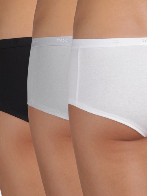 Set di 3 culotte tinta unita 'DIM' - Kiabi