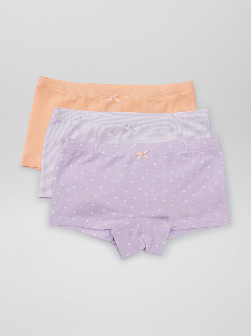 Set di 3 culotte VIOLA - Kiabi