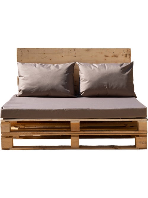 Set di 3 cuscini per tavolozza da esterno in tessuto spalmato impermeabile - Kiabi