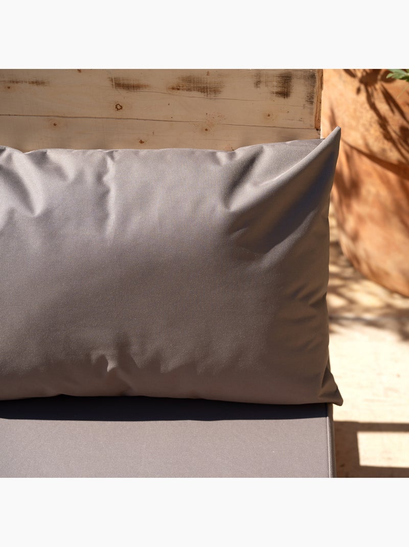 Set di 3 cuscini per tavolozza da esterno in tessuto spalmato impermeabile Beige - Kiabi