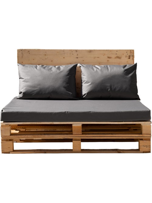 Set di 3 cuscini per tavolozza da esterno in tessuto spalmato impermeabile - Kiabi