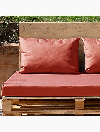 Set di 3 cuscini impermeabili per pallet da esterno MINORQUE sfoderabili