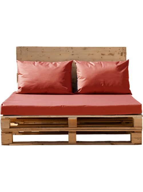 Set di 3 cuscini per tavolozza da esterno in tessuto spalmato impermeabile - Kiabi