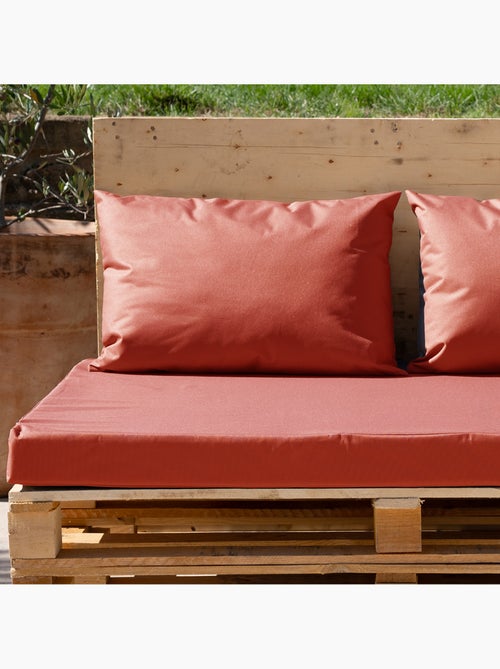 Set di 3 cuscini per tavolozza da esterno in tessuto spalmato impermeabile - Kiabi