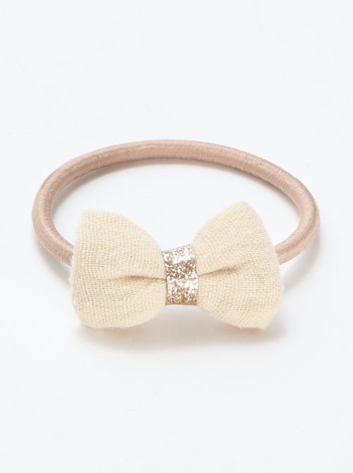 Set di 3 elastici con fiocco fantasia - Kiabi