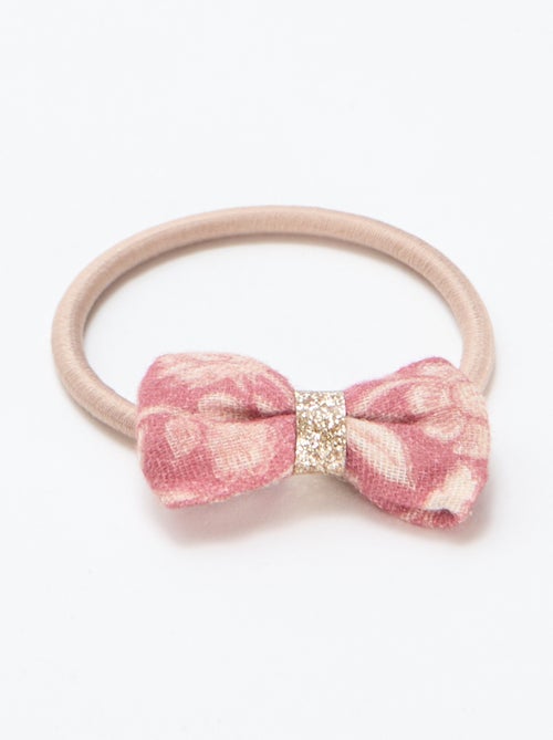 Set di 3 elastici con fiocco fantasia - Kiabi