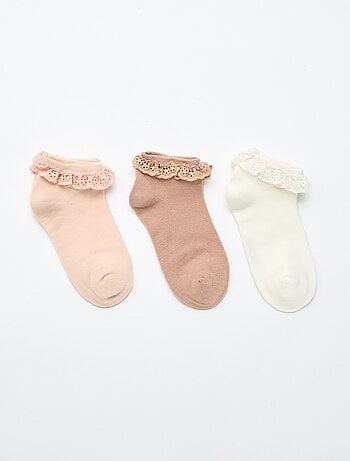 Set di 3 fantasmini da cerimonia con volant