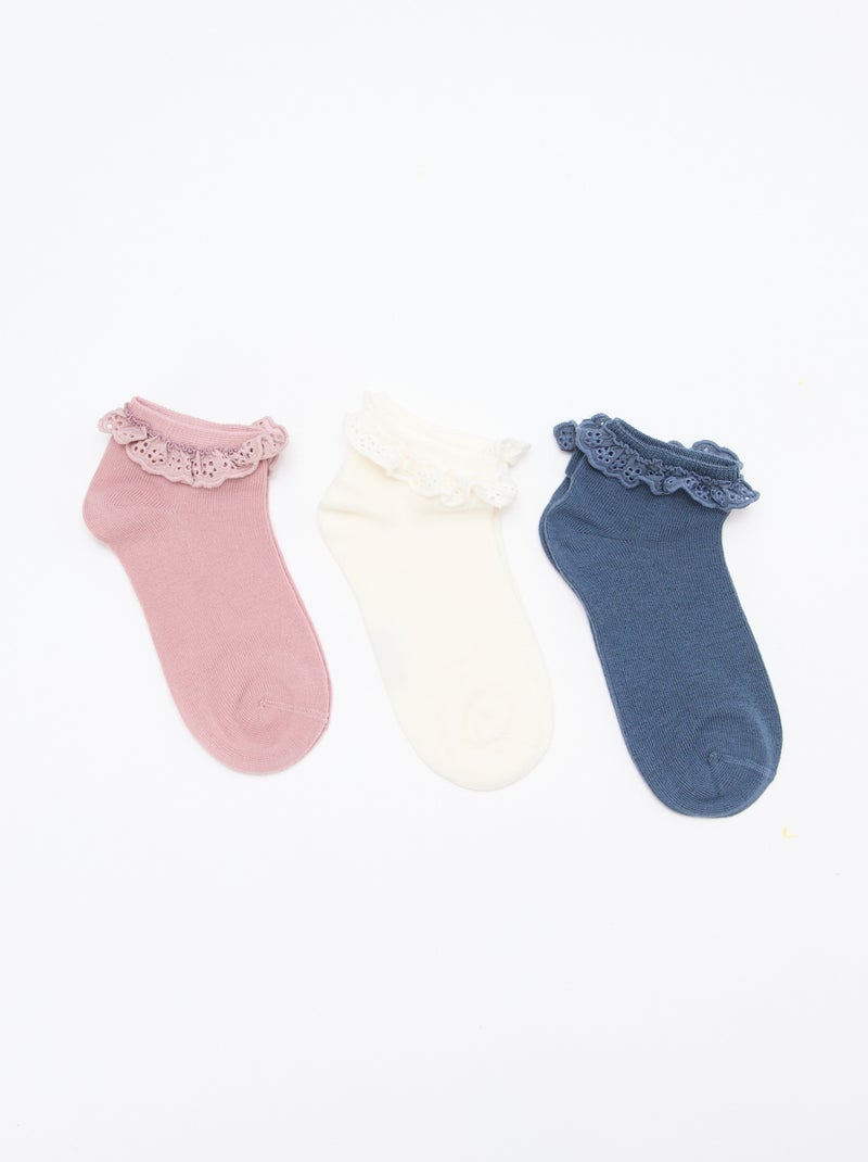 Set di 3 fantasmini da cerimonia con volant Rosa - Kiabi