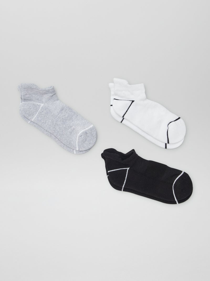 Set di 3 fantasmini sportivi NERO - Kiabi