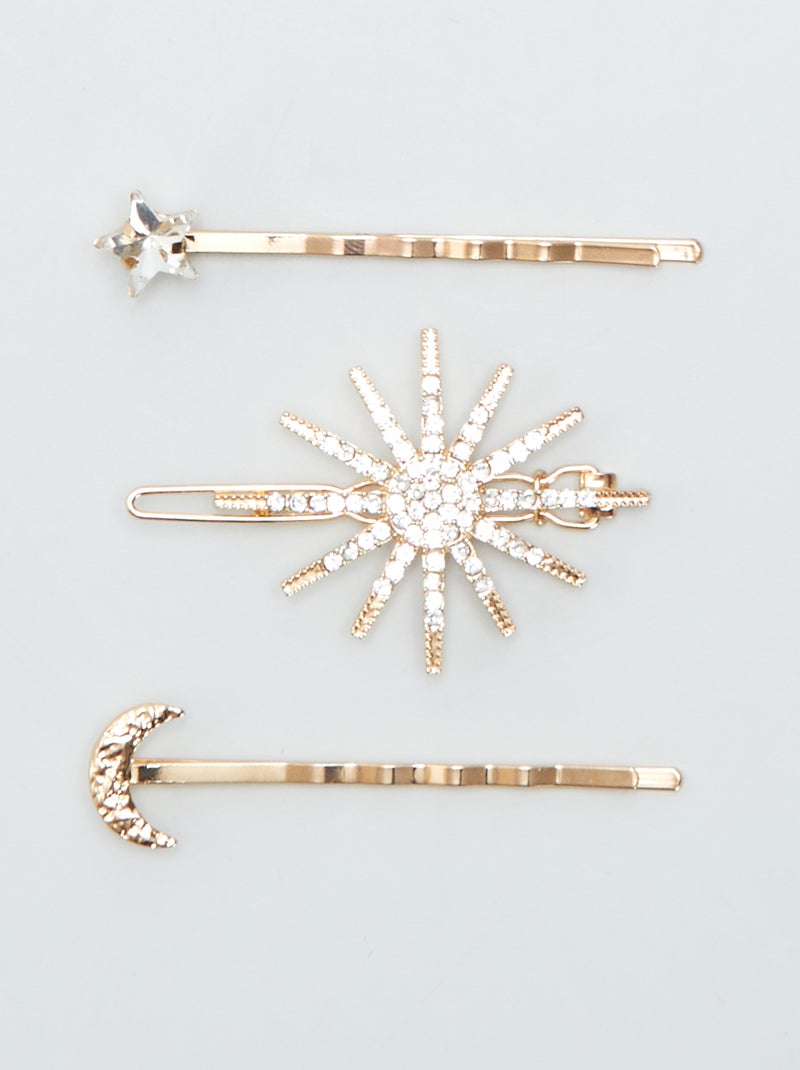 Fermagli Dorati 24K | 60 Pezzi | Leone Era N.3 | 28mm | Porta Fermagli Magnetico | Made In Italy