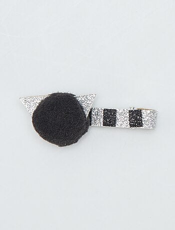 Fermaglio per capelli + molletta con strass - NERO - Kiabi - 2.00€