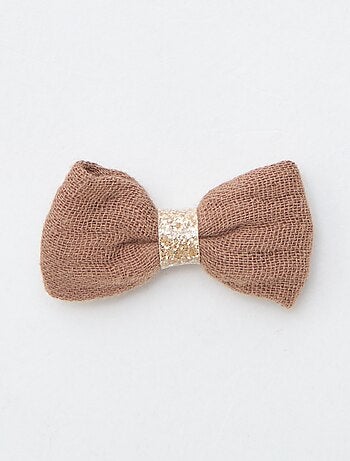 Set di 3 fermagli per capelli con fiocco