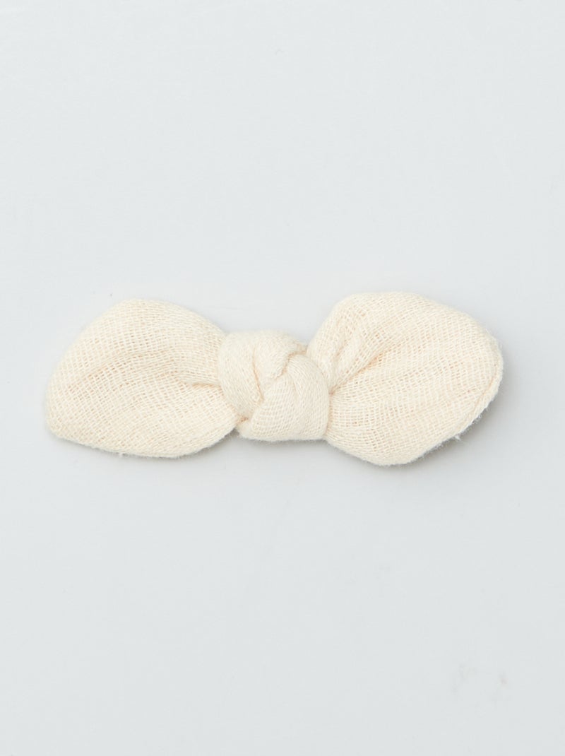 Set di 3 fermagli per capelli con fiocco ROSA - Kiabi