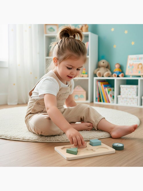 Set di 3 giochi in legno per bambini WOOMAX - Kiabi Set di 3 giochi in legno per bambini WOOMAX - Kiabi