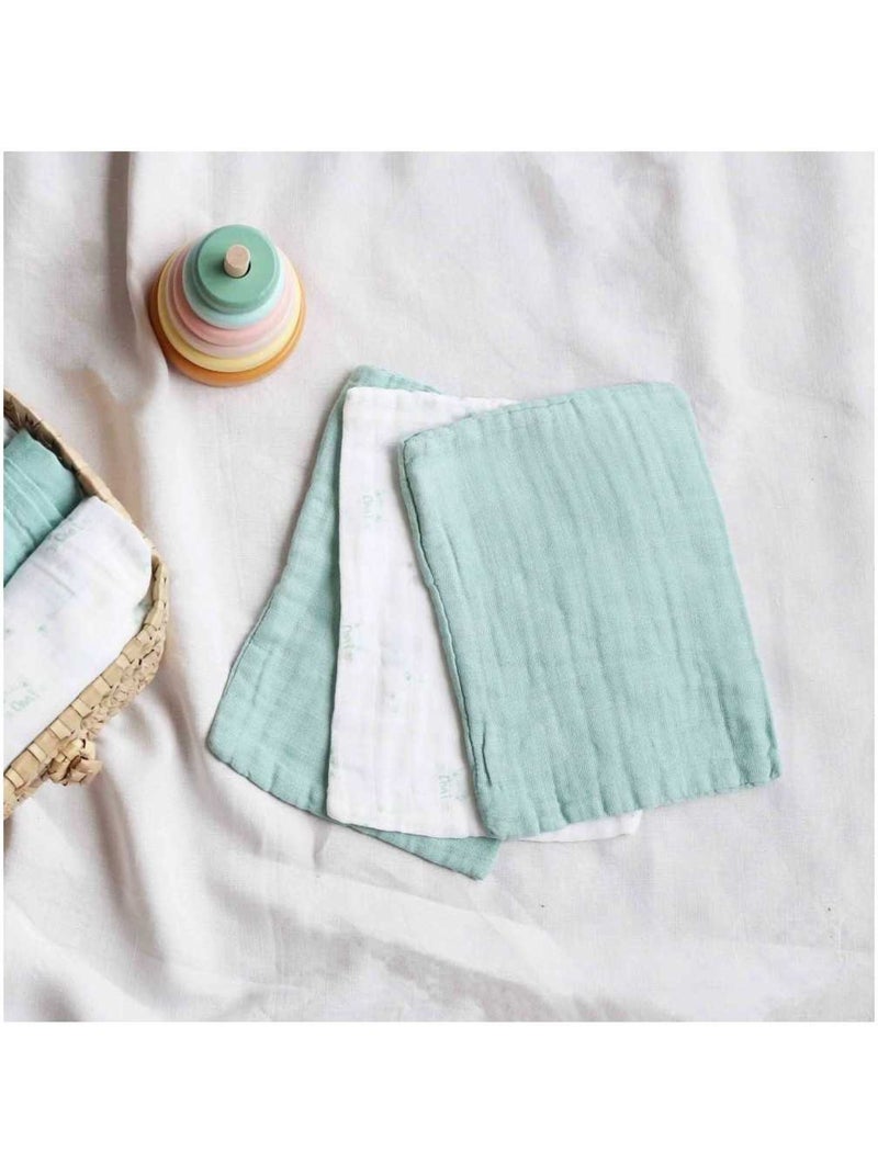 Set di 3 guanti da bagno Verde chiaro - Kiabi