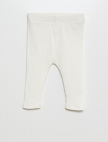 Set di 3 leggings a coste