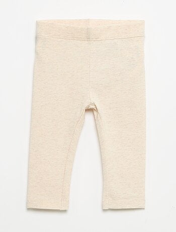 Set di 3 leggings in jersey a tinta unita
