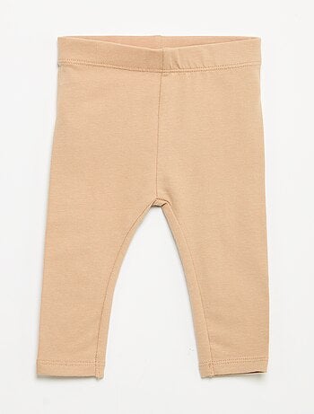 Set di 3 leggings in jersey a tinta unita