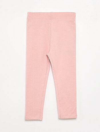 Set di 3 leggings in jersey a tinta unita