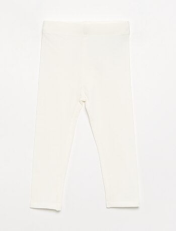 Set di 3 leggings in jersey a tinta unita