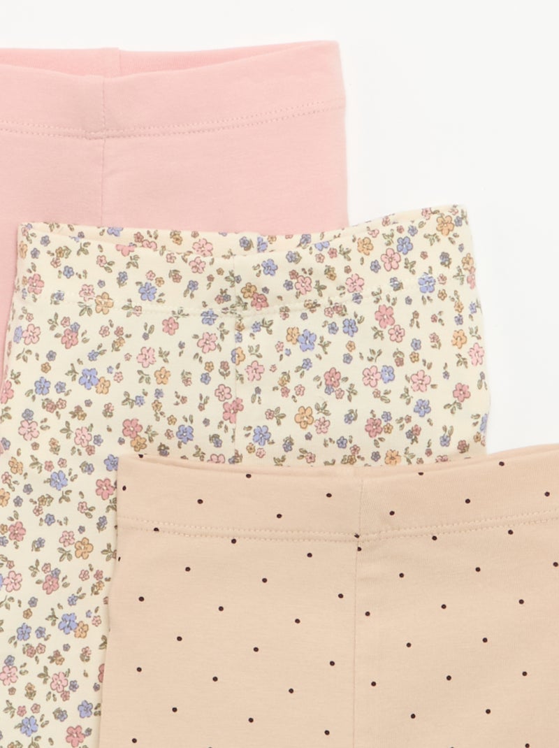 Set di 3 leggings lunghi Bianco - Kiabi