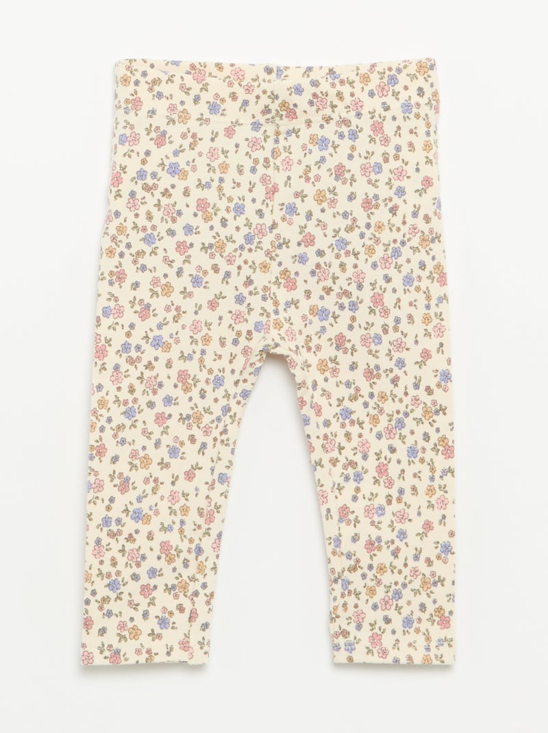 Set di 3 leggings lunghi Bianco - Kiabi