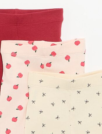 Set di 3 leggings lunghi