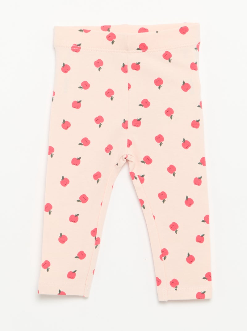 Set di 3 leggings lunghi Rosa - Kiabi