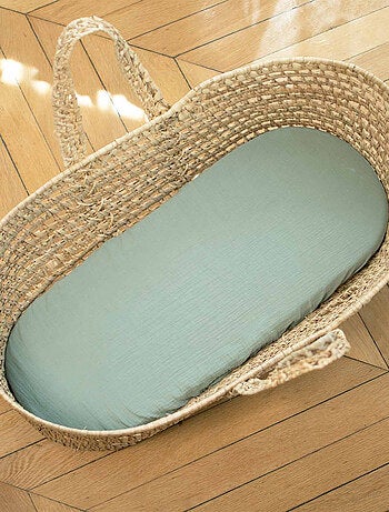 Set di 3 lenzuolini con angoli per culla in mussola di cotone, melody | SEVIRA KIDS