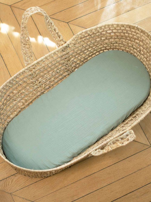 Set di 3 lenzuolini con angoli per culla in mussola di cotone, melody | SEVIRA KIDS - Kiabi