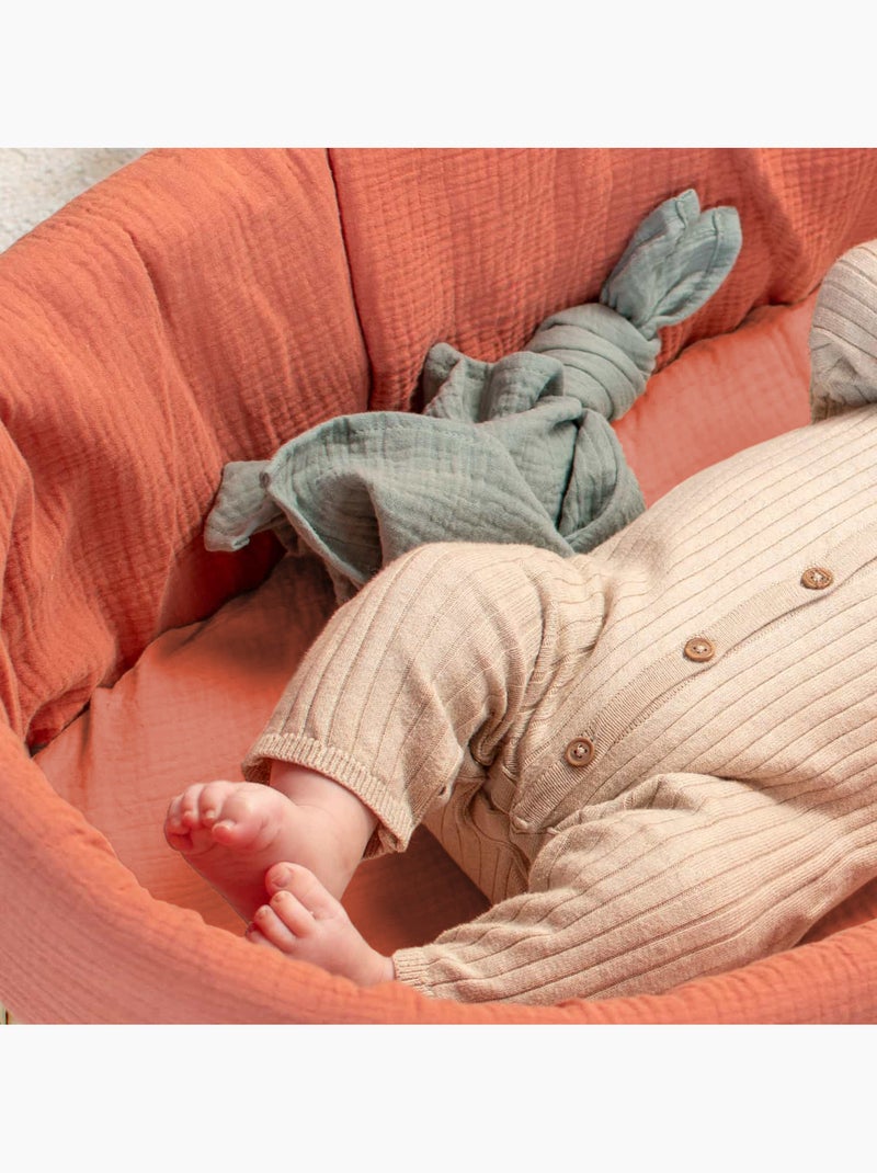 Set di 3 lenzuolini con angoli per culla in mussola di cotone, melody | sevira kids | sevira kids Marrone - Kiabi