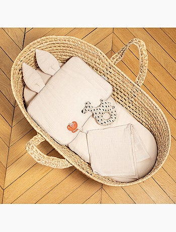 Set di 3 lenzuolini per culla in cotone, sidonia | sevira kids | sevira kids