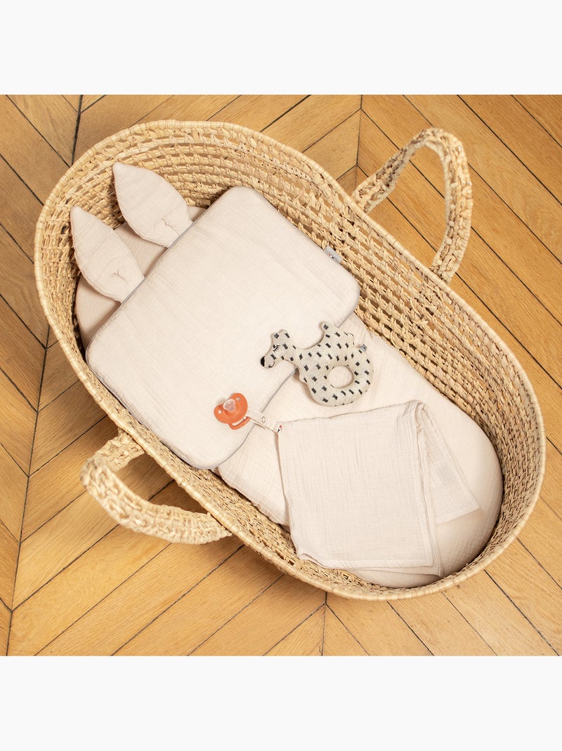 Set di 3 lenzuolini per culla in cotone, sidonia | sevira kids | sevira kids Beige - Kiabi