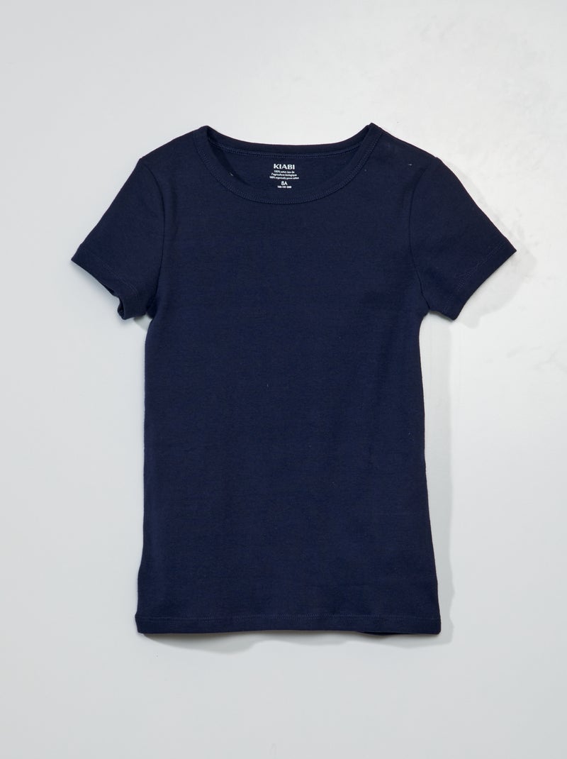 Set di magliette intime a maniche corte BLU Bambino