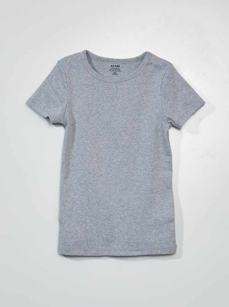 Set di 3 magliette intime a maniche corte BLU - Kiabi