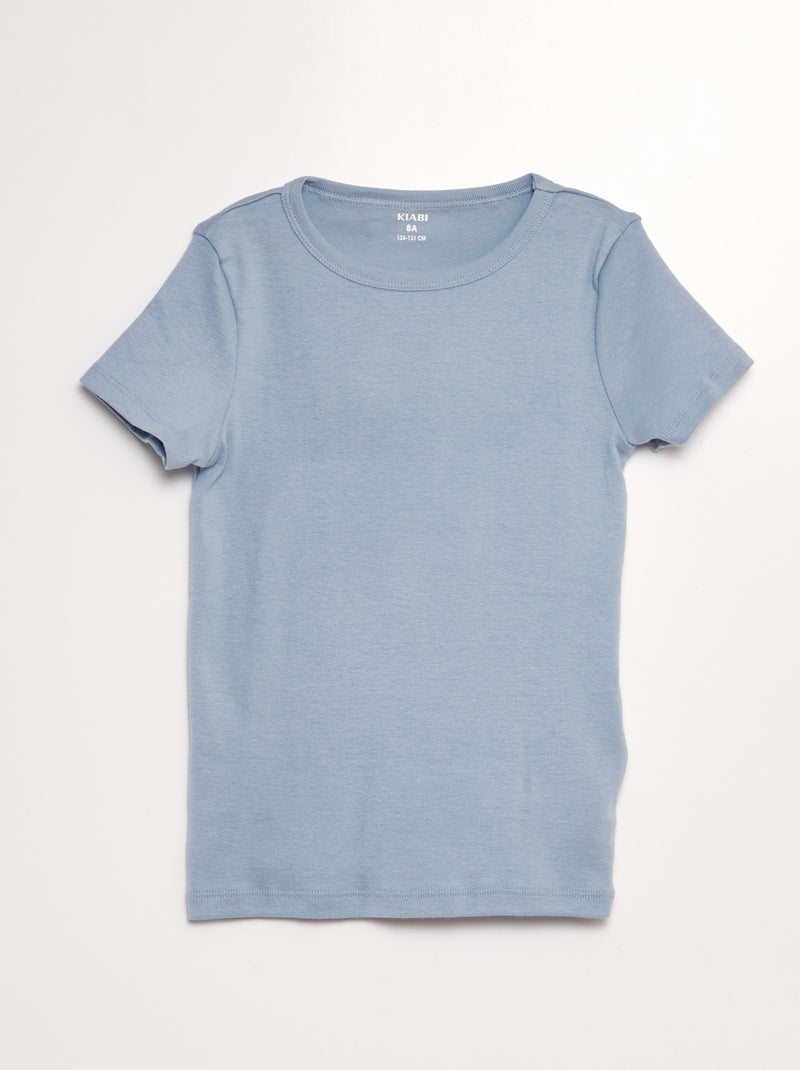 Set di 3 magliette intime a maniche corte VERDE - Kiabi